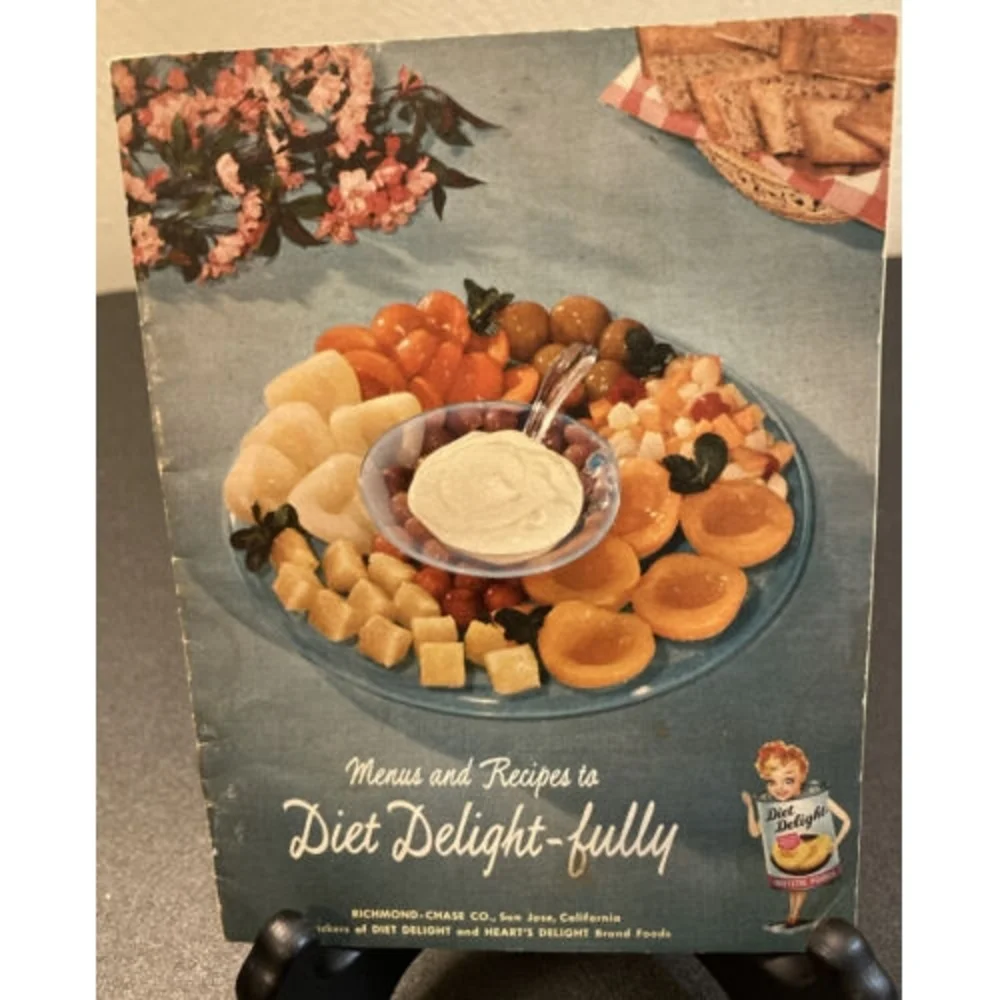 READ DESCRIP Richmond Chase Co‎ Diet Delight-fully Recipe Cookbook Canned Fruit